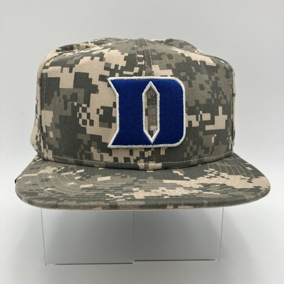 Nike Other - Nike Duke Blue Devils Camo Fitted Hat 7 5/8 Green Blue D NCAA Cotton Cap